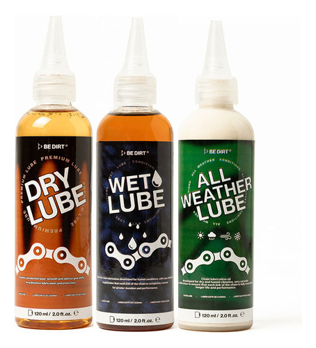 Bdrt 3 X Mix Lube Lubricantes De Cadena De 120 Ml