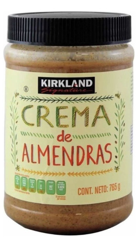 Crema De Almendras 765g Kirkland Mantequilla Manteca