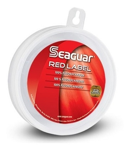 Líder Seaguar Fluorocarbono Red Label 20lbs 25yds - 20rl25