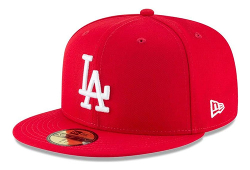 Gorra Los Angeles Dodgers Classic Roja Mlb 59fifty Cerrada