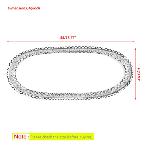 X Correa De Transmisión Para Yamaha Zuma 125 Scooter Yw125