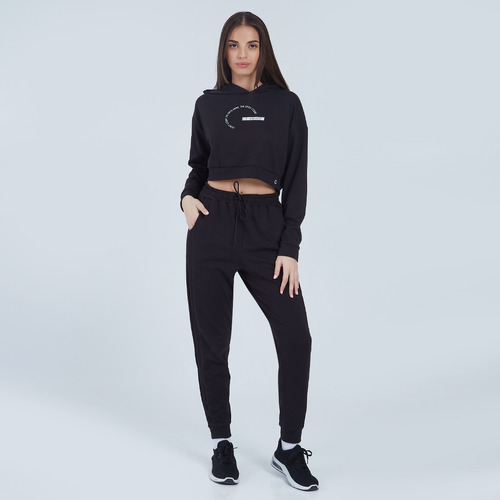 Pantalon Mujer Ostu Jogger Negro Poliéster 40070466-10