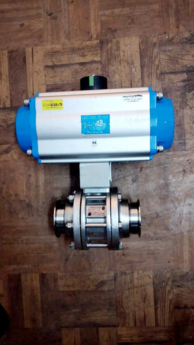 Valvula Esfera Marca Worcester De 3 Conexion Clamp Inox