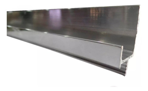 Imagen 4 de 4 de Perfil Tirador Cuadrado Brillante Para Puertas De 18mm