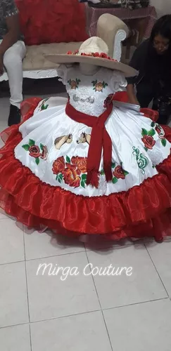 Vestido Mexicano 3 Años Presentación Charra Y Escaramuza en venta en  Ixtlahuaca Estado De México por sólo $ 7,  Mexico