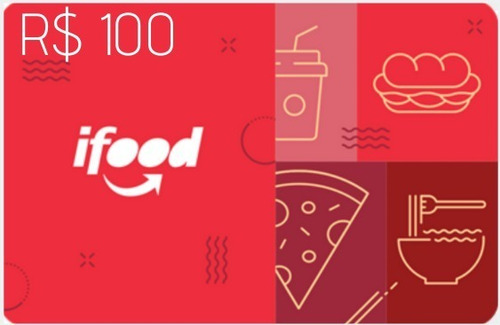 Imagem 1 de 1 de Ifood Card 100 Reais Gift Card