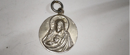 Antigua Medalla Cristo Plata 0.800