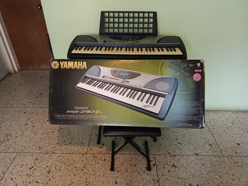 Teclado 61 Teclas Yamaha Psr-240 + Mesa + Silla