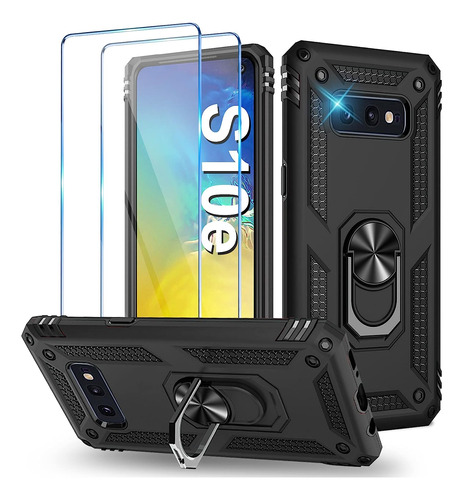 Funda Anticaída Golpes Para Samsung Galaxy S10e + 2 Mica