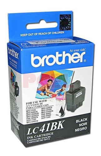 Cartucho Brother Lc41bk Mfc210 Original Negro