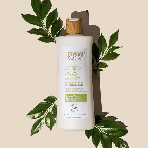 Raw Sugar Gel De Baño Raw Sugar Té Verde Y Aloe Vera