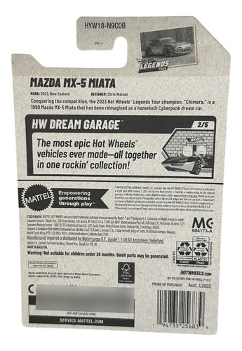 Hotwheels Mazda Mx-5 Miata 926a Gris