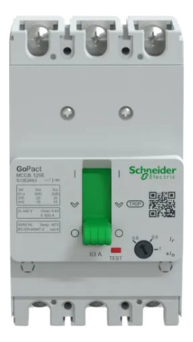 Disjuntor Caixa Moldada Tripolar 63a 15ka - Schneider