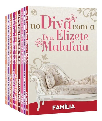 Box Com 9 Volumes - No Divã Com A Drª. Elizete Malafaia 