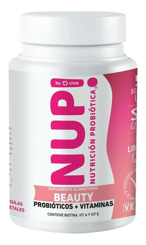 Nup! - Beauty Probiotico C/ Vitaminas Y Minerales (30 Caps)