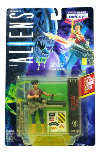 Kenner Aliens Space Marine Lt Ripley Turbo Torch Action