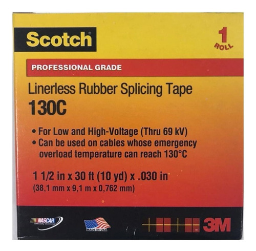 Cinta Electrica De Hule Autofusionable Scotch 3m 130c