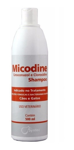 Micodine Shampoo Syntec Cetoconazol E Clorexidine 500ml