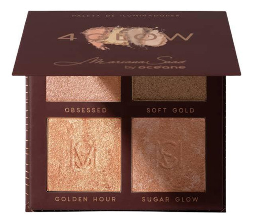 Paleta De Iluminadores 4 Glow Mariana Saad - 16g