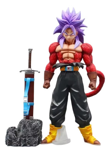 Bonecos De Anime Dragon Ball Z Trunks Ssj4 Super Saiyan 4 Gk
