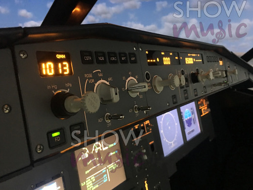 Simulador De Vuelo Profesional Con Cabina A 320sm