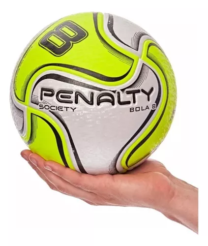 Bola De Futebol Society 8 X Penalty Cor Amarelo