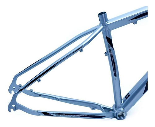 Quadro Bicicleta Spotlight Aro 29 Alumínio Mtb - Krw Cor Prata/Preto