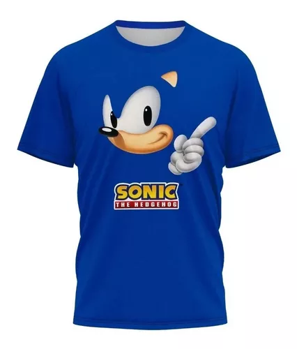 Camiseta Infantil Sonic the Hedgehog