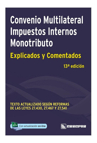 Ley De Monotributo Errepar Ultima Edicion