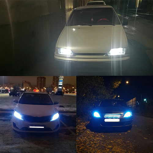 4pzs Faro Led T10 Lupa Canbus Pellizco Sin Señal Error 250lm