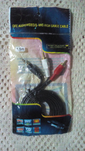 Cable Auxiliar Tipo Y 3.5mm 1.5 Mts Nuevo Precio Publicado