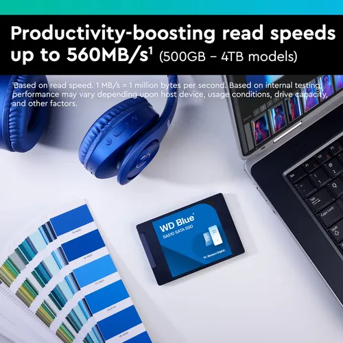 Disco Ssd Western Digital 500gb Wd Blue Sa510 Sata Iii Azul