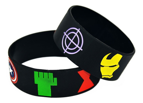 Pulsera De Silicona Batman ( Comic Super Man Linterna Verde