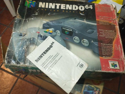 Nintendo 64 Completa En Caja + Juego A Elección