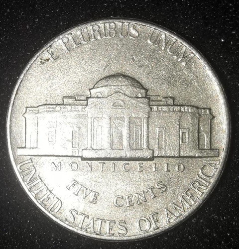 Imagem 1 de 4 de Moeda Five Cents Ano 1971 Estados Unido