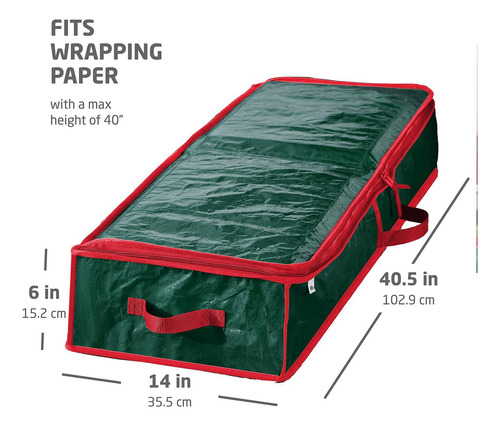 Contenedores De Almacenamiento De Papel De Regalo De Verde