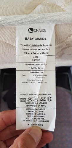 Imagen 9 de 10 de Corral Born Más Colchón Chaide En Buen Estado