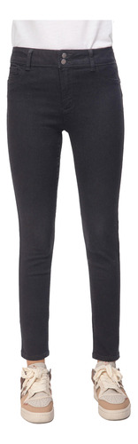 Jeans Skinny Push Up Jeny Negro Mujer Fashion´s Park