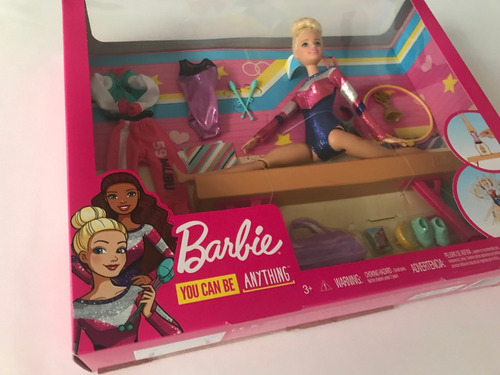 Barbie Gimnasta Gimnasia Olimpica You Can Be Anything Mattel (Usado)
