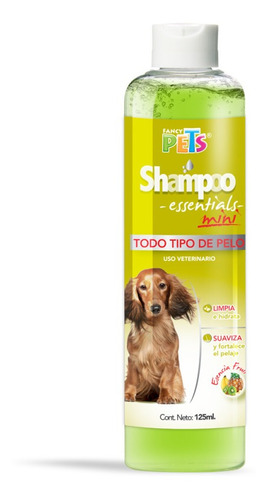 Shampoo Essentials Mini Uso General 125ml Suaviza Lomas Fragancia No Especifica Tono De Pelaje Recomendado
