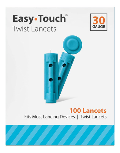 Easytouch Twist Lancets - 30 G, (100 Por Caja)