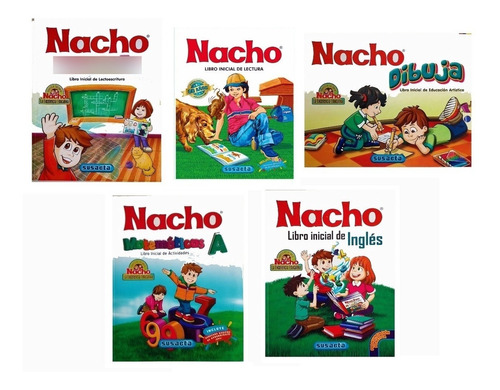 Super Combo Cartillas Libros Nacho 60 Años Libro Inicial