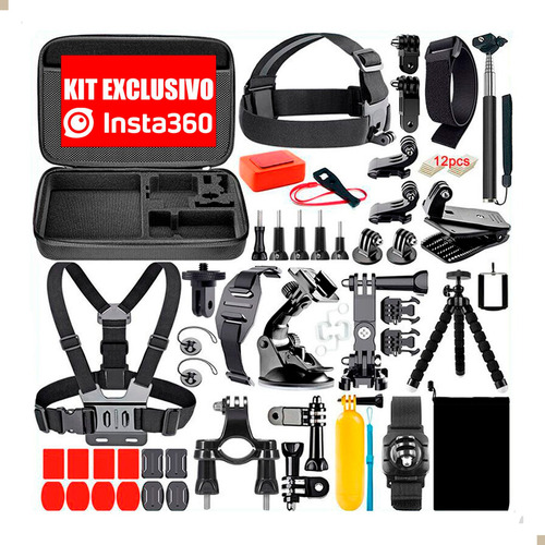 Acessório Kit Para Camera Insta 360 X3 One X2 One Completo