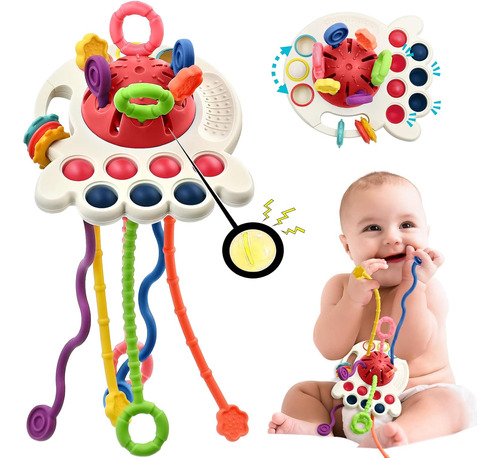 Juguetes Sensoriales Montessori Para Bebés De 6 A 12 Meses, 
