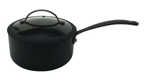 Cacerola De Aluminio Negra Antiadherente Total Black 20 Cm Color Negro