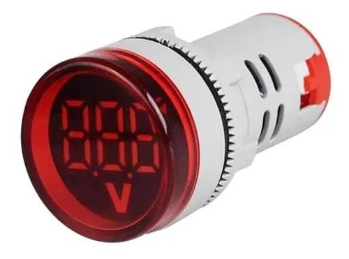 Indicador De Voltaje 500v Voltimetro Piloto Rojo Andeli