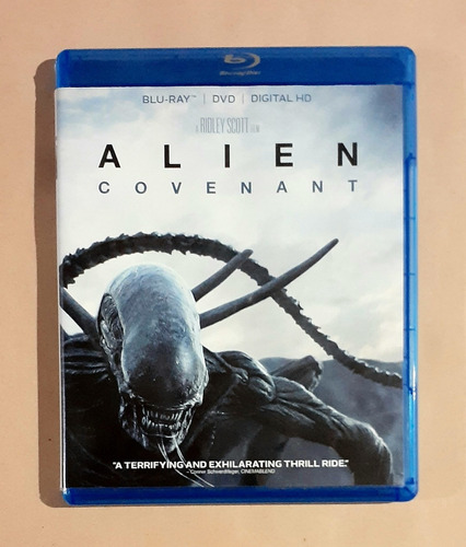 Alien Covenant -importada- Blu-ray + Dvd Original