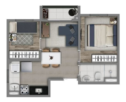 Imagem 17 de 17 de Apartamento À Venda No Bairro Socorro - São Paulo/sp - O-17578-28789