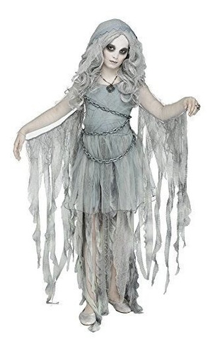Disfraz Talla Xl Para Niñas De Fantasma Gótico Encantado