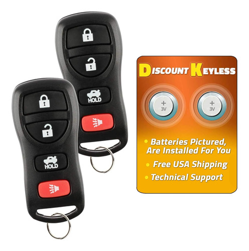 Discount Keyless - Llavero Control Remoto Para Ingreso Sin L